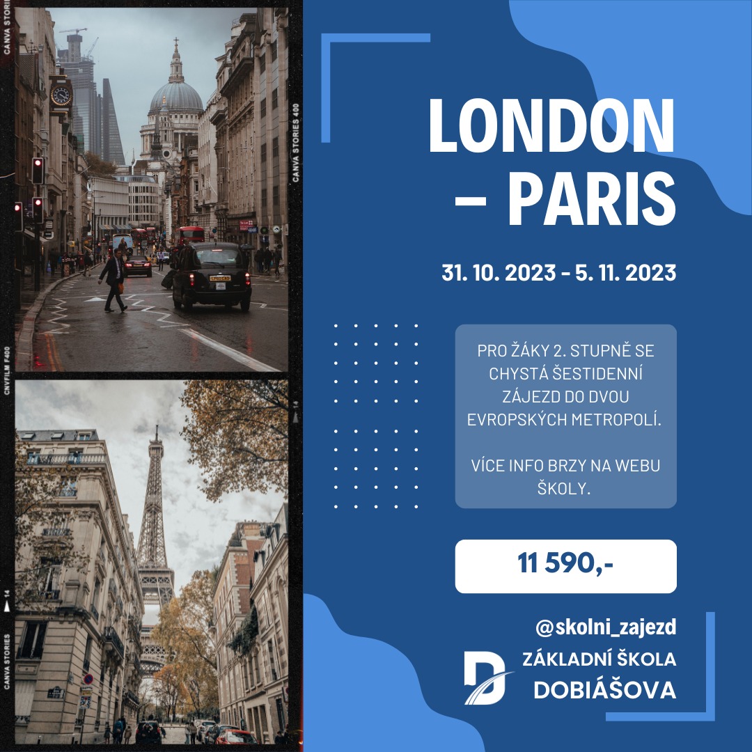 Zájezdu Londýn - Paříž